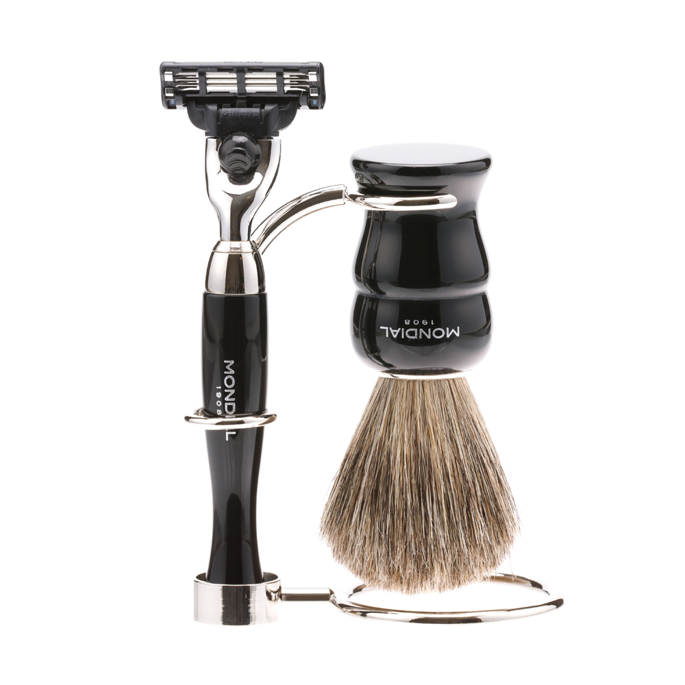 Бритвенный набор: станок, помазок, подставка MONDIAL M-1180