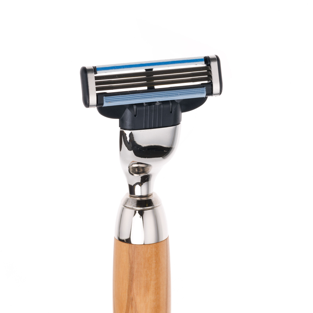 Бритвенный набор: станок, помазок, подставка, чаша MONDIAL ST-445-OMT