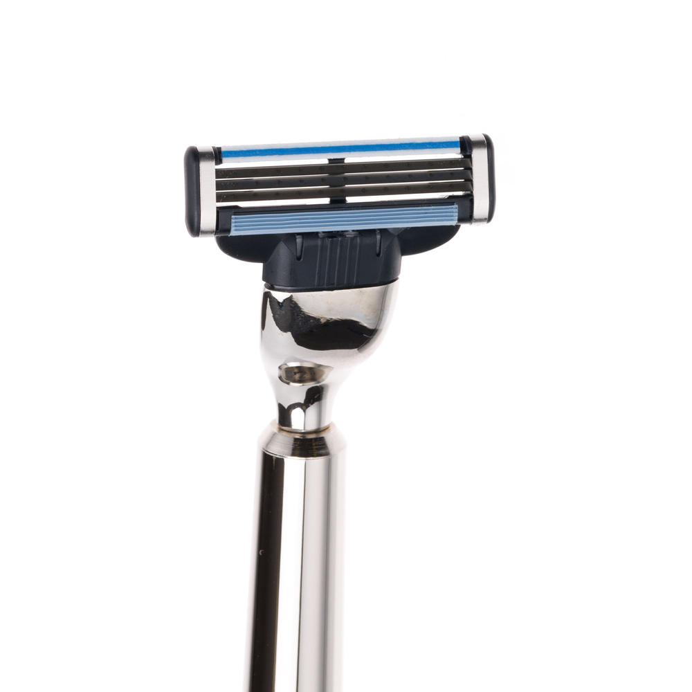 Бритвенный набор: станок, помазок, подставка, чаша MONDIAL ST-465-LMT