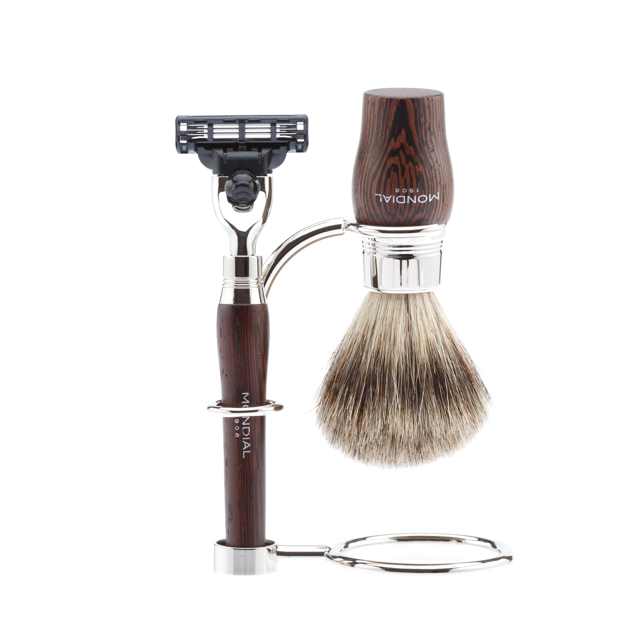 Бритвенный набор: станок, помазок, подставка MONDIAL ST-VIE-W-II-M3