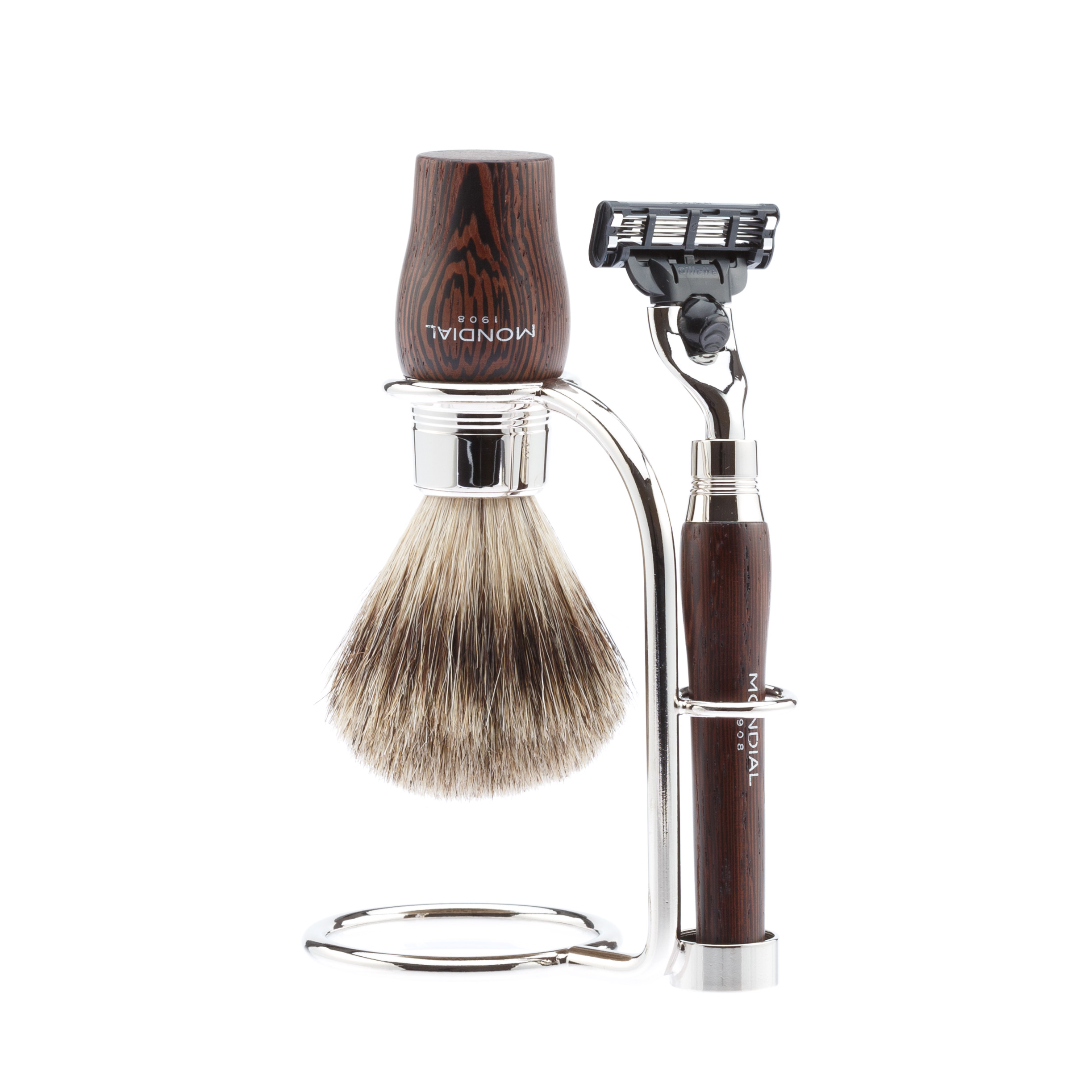 Бритвенный набор: станок, помазок, подставка MONDIAL ST-VIE-W-II-M3